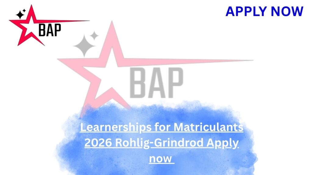 Learnerships for Matriculants 2026 Rohlig-Grindrod Apply now
