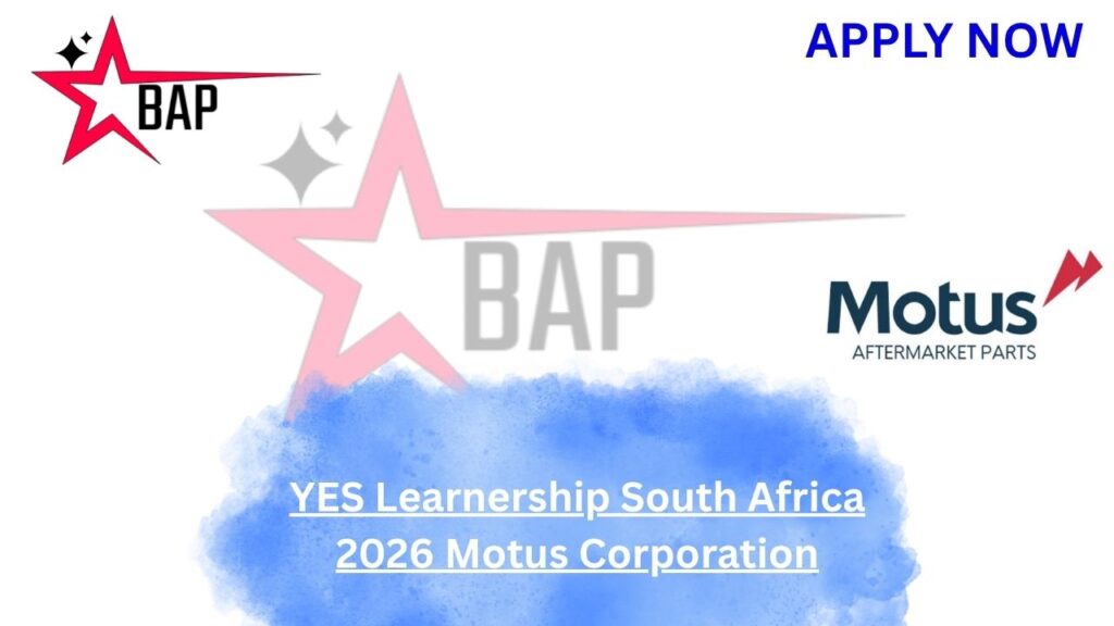 YES Learnership South Africa 2026 Motus Corporation