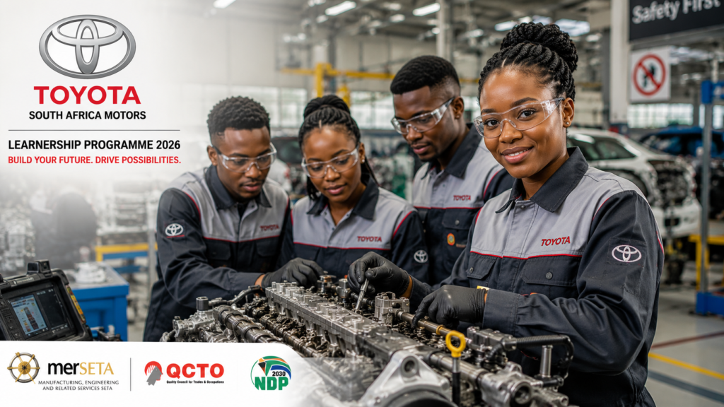 Toyota Maintenance Learnership 2026 | Apply for Toyota South Africa Manufacturing Training Programme