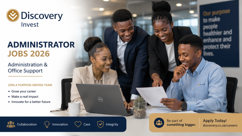 Discovery Invest Administrator Jobs 2026 | Apply for Discovery Administration & Office Support Vacancies