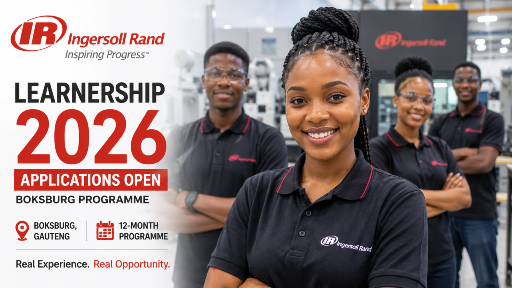 Ingersoll Rand Learnership 2026: Applications Open for Boksburg Programme