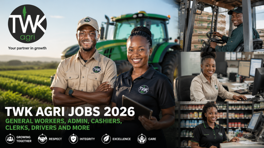TWK Agri Jobs 2026: General Workers, Admin, Cashiers, Clerks, Drivers and More