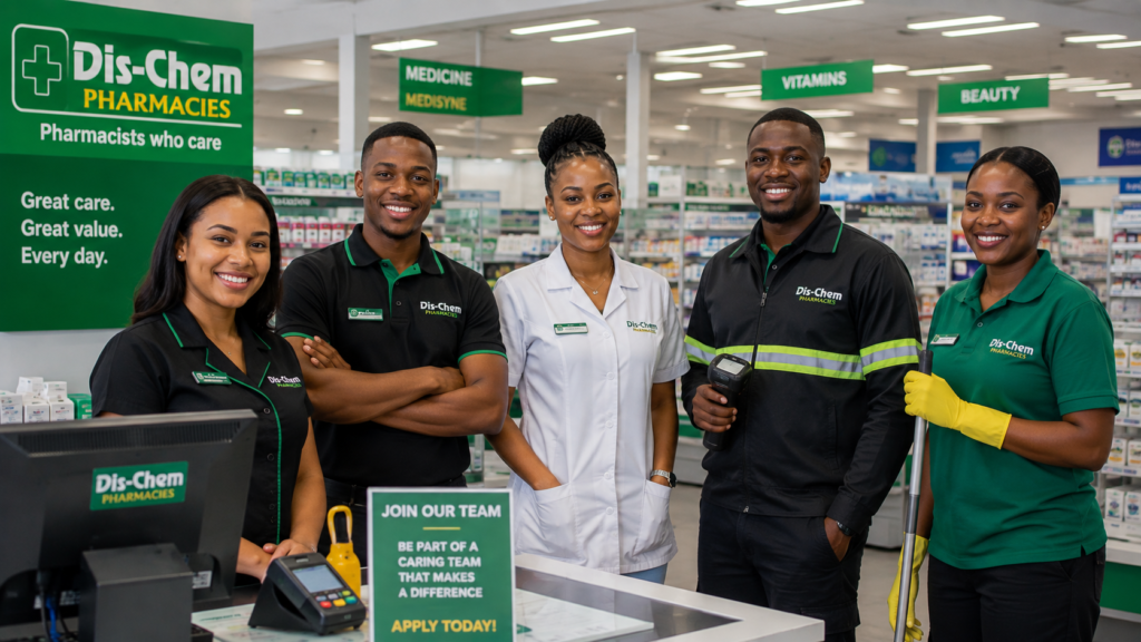 Dis-Chem Job Vacancies 2026: Cashiers, Cleaners, Drivers & More